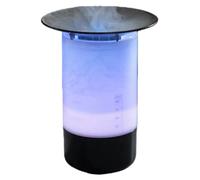 Humidificateur d'air aromathérapie - Diffuseur d'arômes/nébuliseur d'huiles essentielles - Éclairage LED - Fonctionnement silencieux - Pour la maison et la voiture - Noir