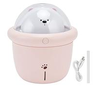 Humidificateur d'air au design mignon d'animal de compagnie, humidificateur de bureau intelligent alimenté par USB avec lampe d'ambiance veilleuse, capacité de 200 ml, contrôle tactile et arrêt