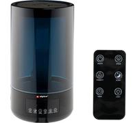 Humidificateur d'air avec brume ultrasonique pour un climat intérieur sain, aromathérapie, arrêt automatique, 3 niveaux d'humidification, minuterie, veilleuse, télécommande