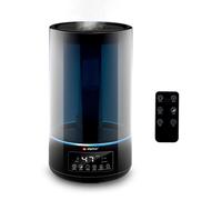 Humidificateur d'air de 4,3 litres avec diffuseur d'arômes, minuterie, télécommande, couleur noire