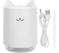 Humidificateur d'air / Diffuseur d'arôme USB à ultrasons 320 ml avec LED lumière - Blanc G