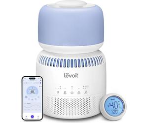 Humidificateur d'air Levoit Baby, 3.8L, Autonomie 30h, Surface 20 m², Silencieux, Veilleuse