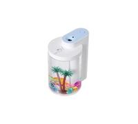 Humidificateur d'air paysage u ultrasonique à brume froide-mini batterie de voiture 260 ml - bleu