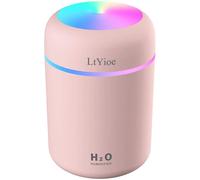 Humidificateur d'air personnel de bureau avec lumière colorée et 2 modes de brume