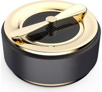 Humidificateur d'air pour voiture Ultrasonic Solar USB Purifier Aromatherapy Oil Diffuser Golden