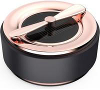 Humidificateur d'air pour voiture Ultrasonique Solaire USB Purificateur d'huile d'aromathérapie Diffuseur d'huile de rose