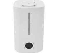 Humidificateur d'air - Réservoir d'eau de 6 litres - Puissance de 280 ml/h - Double buse rotative à 360° - Trois niveaux de réglage - Minuterie 1/2/4/8 heures - Prise européenne 220 V - Blanc