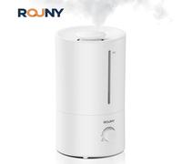 Humidificateur d'air ROUNY, humidificateur ultrasonique 4L avec faible protection contre l'eau, 360 ° Brume & Silencieux & Sans BPA et Grande capacité, Blanc BLANC
