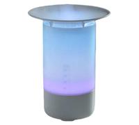 Humidificateur d'aromathérapie - Diffuseur/nébuliseur d'huiles essentielles - Éclairage LED - Silencieux - Pour la maison et la voiture - Blanc