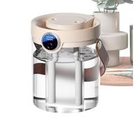 Humidificateur de bureau à double buse de 1,5 L - Humidificateurs USB silen | 5,43x5,24x6,38 pouces (138x133x162 mm), réservoir de 1,5 L, double pulvérisation 100-150 ml/h, lumière 7 couleurs, poignée