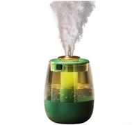 Humidificateur de bureau USB avec double buse de brume, diffuseur d'air silencieux de grande capacité de 2,2 L avec veilleuse pour chambre à coucher et chambre de bébé (C E)