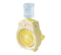 Humidificateur de table rechargeable par USB | Brume ventilateur portable avec réservoir d'eau pour dortoir, extérieur, chambre, voiture, plage, école, dortoir, extérieur