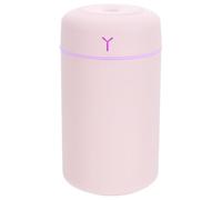Humidificateur de Table USB Rechargeable 420ml, Diffuseur D’arômes Rose | Abs, Pulvérisation Continue, pour Intérieur et Voiture, Chambre ou Café, Format Compact