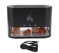 Humidificateur diffuseur d’air à Flamme de 250 ML, diffuseur d’aromathérapie à 7 Couleurs avec Effet de Flamme en 3D, pour la Maison et Le Bureau, arrêt Automatique sécurisé, avec