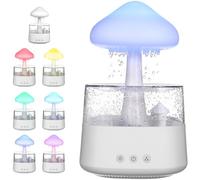 Humidificateur Diffuseur D’huiles Essentielles Nuage Blanc 450 Ml | Lumière 7 Couleurs, Veilleuse D’ambiance, Usb-c 5v 2a, Base Stable, Structure Anti-fuite