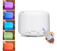 Humidificateur - Diffuseur de brume froide - Soin de la peau à domicile - Conception silencieuse - 500 ml - Blanc