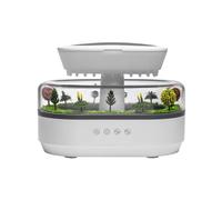 Humidificateur, Diffuseur D'huiles Essentielles À Bruit Blanc En Forme De Goutte Pluie, Mini Humidificateur D'air Intelligent For La Relaxation Et Purification L'air pour l'usine à la maison