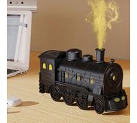 Humidificateur Diffuseur en Forme de Train, Lumières LED, Télécommande, Huile Essentielle pour la Maison, Le Bureau, 7 Couleurs, Aromathérapie, Humidificateur à Brume