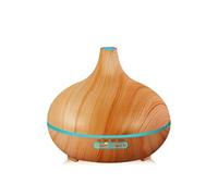 YOKULI - Humidificateur/Diffuseur Huiles Essentielles 300ml LED - Marron Clair G
