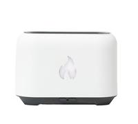 Humidificateur Et Appareil D'aromathérapie À Conception De Flamme - Diffuseur De Parfum Électrique Avec Effet De Lumière De Feu Réaliste, Modes De Brume Réglables Et Fonction De Changement De Couleur,