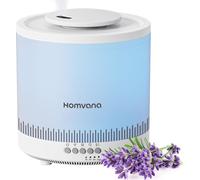 Humidificateur Homvana Top-Fill pour chambre à coucher, 1,8 l, humidificateur pour chambre d'enfant, plantes et crèches, diffuseur 3 en 1