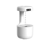 Humidificateur mignon - Unité de diffusion de gouttes de pluie à brume fraîche, système de distribution d'humidité, dispositif d'hydratation de l'air ultrasonique silencieux, appareil d'humidification