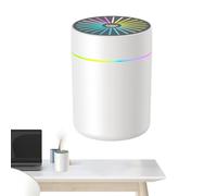 Humidificateur portable, 0,5 l Desk Mister, diffuser automatique minuteur, distributeur de filtre à longue durée de vie, compact Air Moisturizer for Hotel Nursery Bathroom House Kids Room Use
