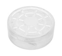 Humidificateur Portable Rond en Plastique Blanc Fermeture Sécurisée | Libération Stable D'humidité, Surface Antidérapante Mate, Adapté pour Tubes à Cigares et Sorties en Plein Air