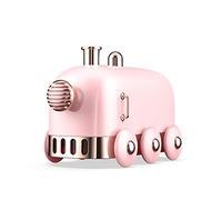 Humidificateur pour chambre à coucher Humidificateur d'air ultrasonique Mini Train 300ml, diffuseur aromatique rétro USB, d'huile essentielle for bureau et maison, brumisateur(Pink)