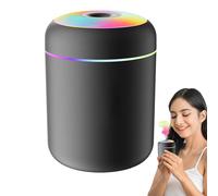 Humidificateur Pour Chambre À Coucher - Rafraîchisseur D'Air Alimenté Par USB Avec Lumière - Humidificateur De Chambre 180 mL Pour Adultes - pour Sous-sol Salle de Bain d'Voiture Salon