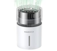 Humidificateur pour chambre, purificateur d'air à ions négatifs, humidificateur évaporatif de bureau, 5 l, 100 niveaux, pour maison, crèche, bureau, dortoir, intérieur, voyage, élimination de la