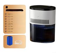 Humidificateur sans brume 3L grande capacité USB-C hydratant par évaporation pour pépinière cuisine - Anti-poussière blanche - 19 x 25 x 14 cm (B)