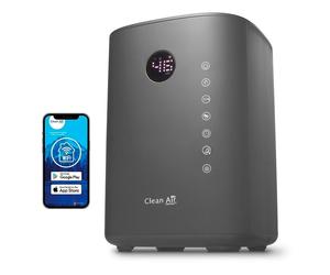 Humidificateur Ultrasonique CA-605T Smart Top Filling - 5L, 65m², Brume Froide/Chaude, Hygrostat Numérique, Écran LCD