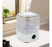 Humidificateur - Ultrasons Top-Fill - Réservoir d'eau de 5 L - Buse pivotante à 360° - Silencieux <36 dB - 100-230 V - Plusieurs modes - Blanc