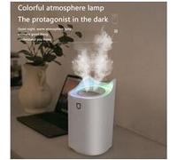 Humidificateur usb à double buse 3l silencieux domestique de grande capacité - blanc