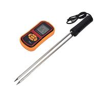 Humidimètre à foin, 5 % à 30 % numérique LCD pour grains de 41 cm, capteur intelligent, testeur d'humidité portable, analyseur de teneur en eau pour céréales, paille, maïs, blé, grains de riz, grains