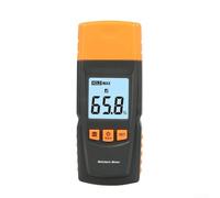 Humidimètre GM605 avec écran LCD, analyseur d'humidité sans broche pour le bois et le papier, fonction de conservation des données, indicateur de batterie, noir ou orange