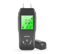Humidimètre, Humidimètre numérique for bois, écran LCD, détecteur de teneur en eau du, d'humidité à broche for maçonnerie cloison sèche