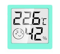 Humidimètre intérieur - Jauge de température d'humidité avec grand écran LCD | Jauge d'humidité du moniteur LCD numérique pour température et humidité intérieures