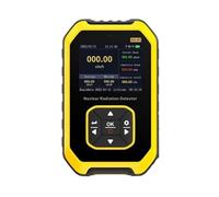 Humidimètre numérique Humidimètre, Détecteur De Rayonnement Nu ire, Dosimètre Personnel, Testeur Radioactivité, Marbre pour bois et carton(Yellow)