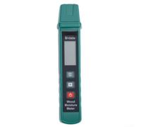 Humidimètre numérique pour bois et murs - Détecteur de type broche avec écran LCD rétroéclairé, plage de 0 à 58 %, double sonde pour bois, cloison sèche, béton, brique - Vert 16,3 cm