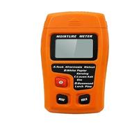 Humidimètre, Outils de détection l'humidité du bois Humidimètre numérique Professionnel 0~99,9% Hygromètre Outil portable Détecteur d'humidité(Orange no Batter)