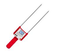 Humidimètre portable for foin 3-80% for paille de céréales, son, herbe fourragère, Leymus Chinensis, herbe de bambou empereur, fibre de test Précis
