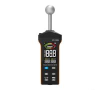 HumidimèTre Pour Bois, DéTecteur D'Humidité Sans Pointes | Sonde SphéRique, Profondeur 20-40 Mm, éCran Lcd Couleur, ModèLe Portable Avec Sac Transport, Pour Bois Chauffage, Murs