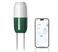 Humidimètre pour plantes Xtsuen, capteur d'humidité du sol sans fil Wi-Fi, 2 en 1, pour l'entretien des plantes en pot, du jardin et de la pelouse