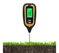 Humidimètre pour - Testeur de sol 4 en 1, outil de jardinage | Testeur d'hygromètre de température de la lumière du pH, grand écran LED, arrêt automatique, entretien des d'intérieur et