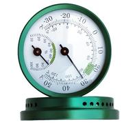 Humidity Monitor - Wireless Green 5.7cm | No Battery Garden Wall Thermomètre Hygromètre | Multi Purpose Temperature And Humidity Gauge For Home Office School Market Warehouse Kitchen Patio