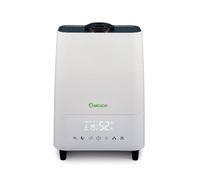 Meaco Deluxe 202 Humidificateur et Purificateur d'Air - Nébulisation froide et chaude, filtre HEPA et charbon, idéal pour les pièces jusqu'à 65m².
