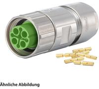 HUMMEL SET avec contacts Connecteur de câble M16, insert à sertir droit Nombre de pôles 10 pôles, prise version longue