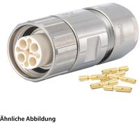 HUMMEL SET avec contacts Connecteur de câble M16, insert à sertir droit Nombre de pôles 10 pôles, prise version longue